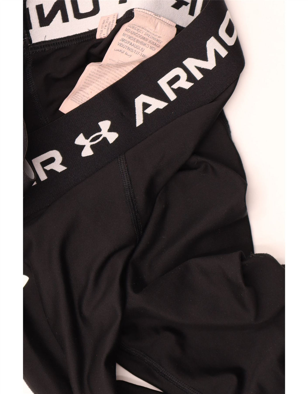 Under Armour Leggings gráficos para niña 9-10 años Negro Poliéster