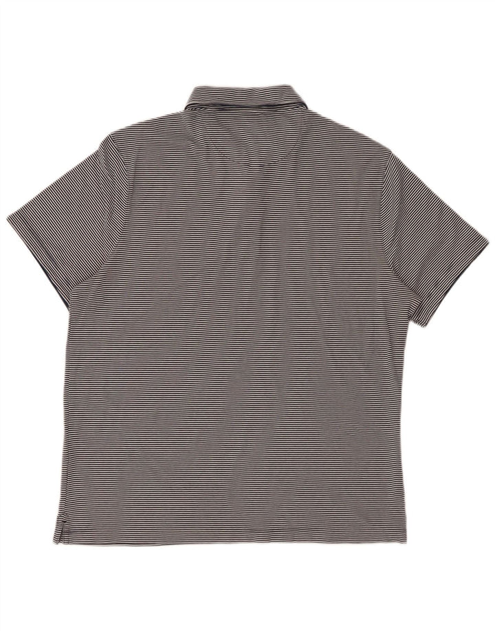 MICHAEL KORS Polo para hombre grande azul marino a rayas