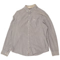 Camisa Penguin Heritage Slim Fit para hombre, talla grande, gris, a rayas