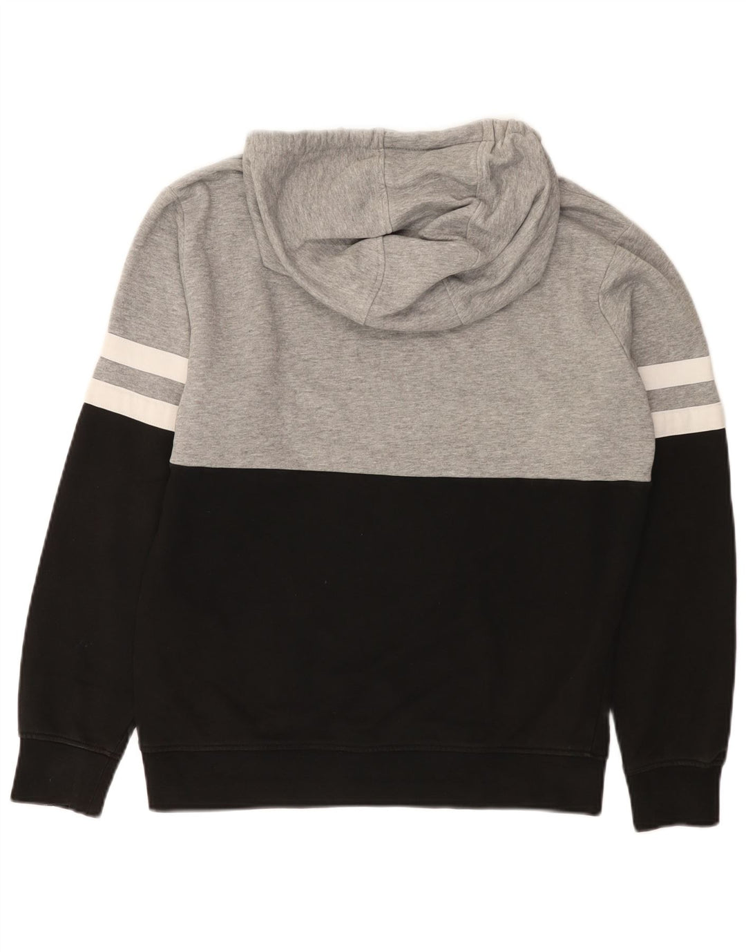 Ellesse Hombre Sudadera Con Capucha Jumper Small Gris Colorblock Algodón