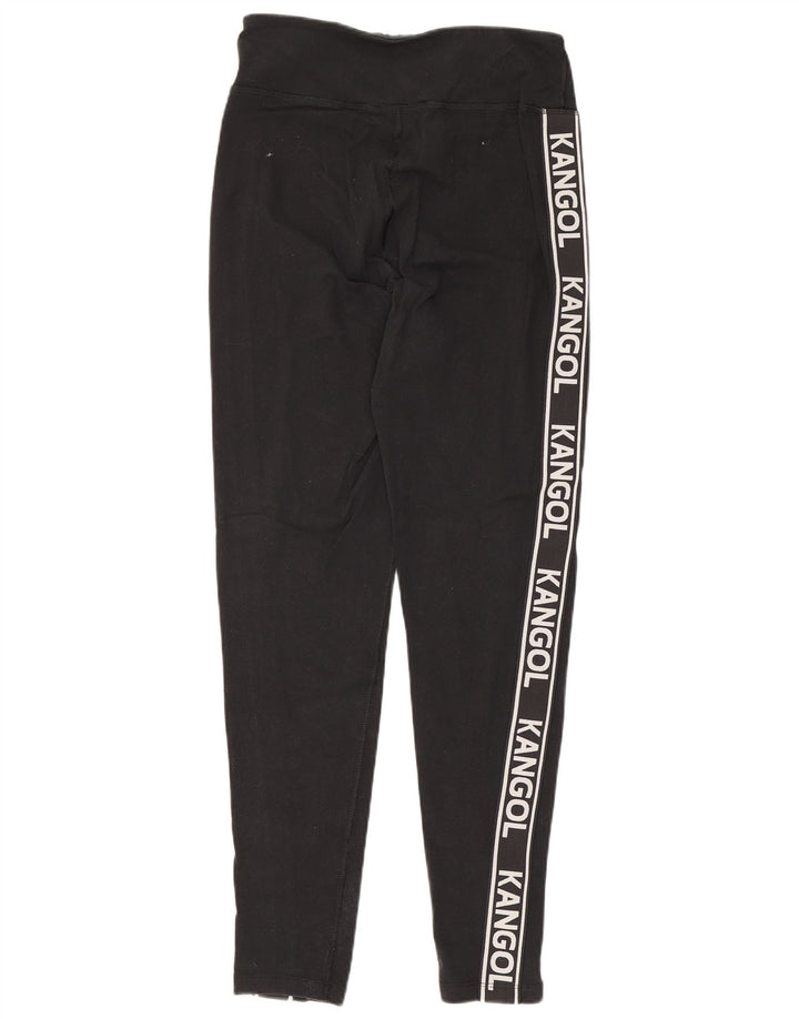 Kangol Leggings gráficos para mujer UK 42 Mediano Algodón negro