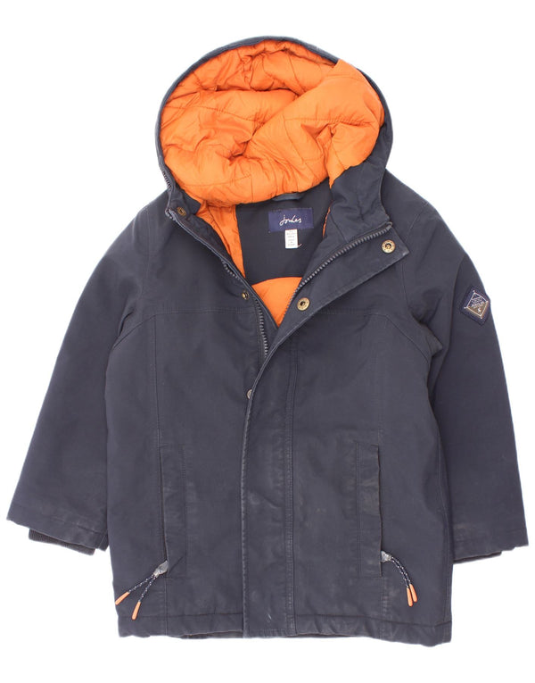 Joules Chaqueta Acolchada Con Capucha Niño 4-5 Años Azul Marino Poliéster
