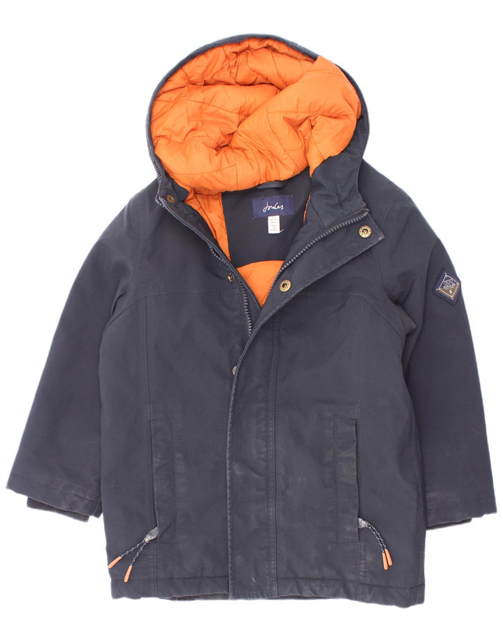 Joules Chaqueta Acolchada Con Capucha Niño 4-5 Años Azul Marino Poliéster