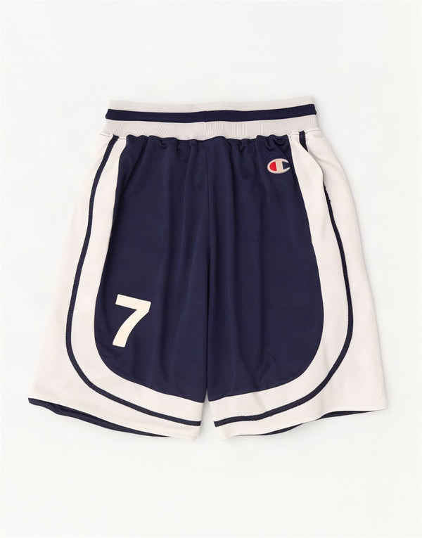 Champion Shorts deportivos gráficos para niños 15-16 años 2XL Azul marino Colorblock