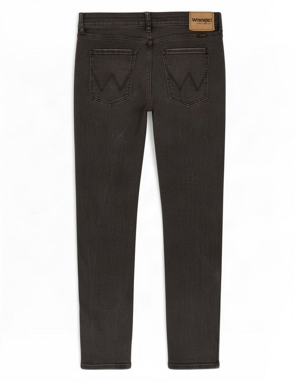Wrangler Vaqueros ajustados desgastados para hombre W34 L29 Algodón gris