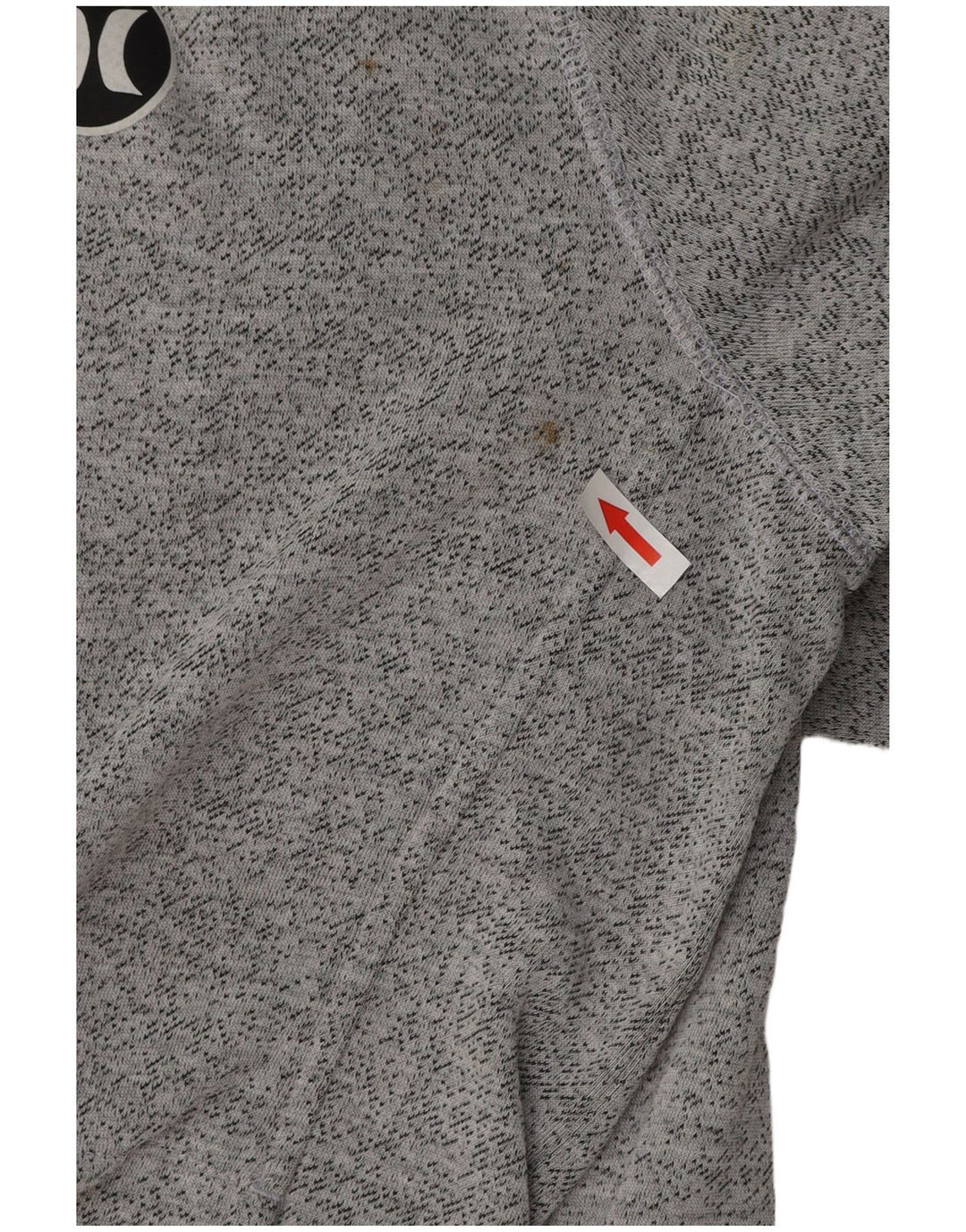 HURLEY Sudadera con capucha y cremallera para hombre, tamaño grande, algodón gris