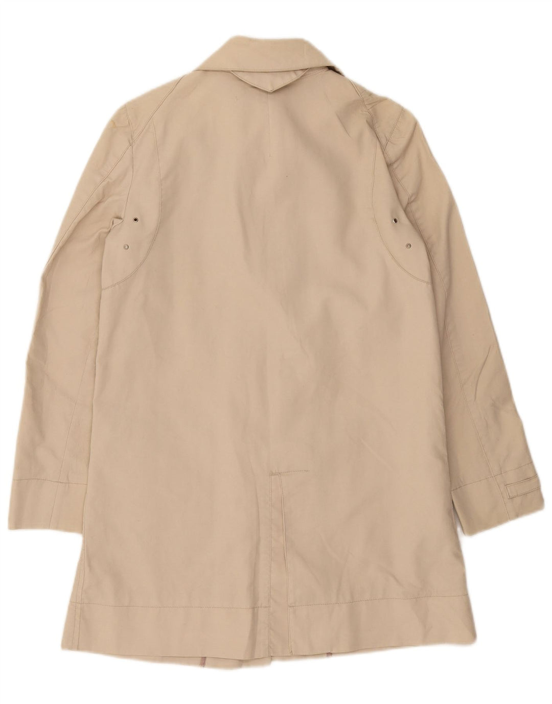 Zara Mujer Gabardina UK 42 Algodón Beige Medio