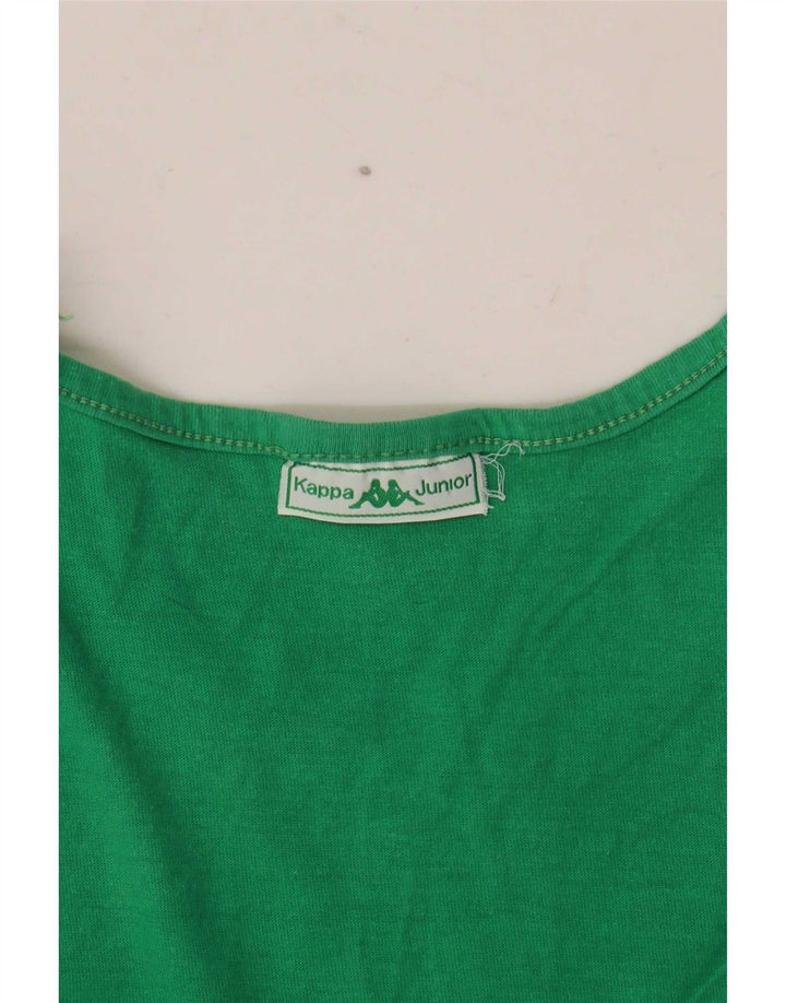 Kappa Camiseta sin mangas para niña 13-14 años Verde
