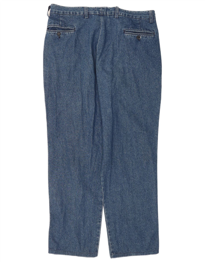Vaqueros Valentino Mujer Rectos W36 L31 Algodón Azul