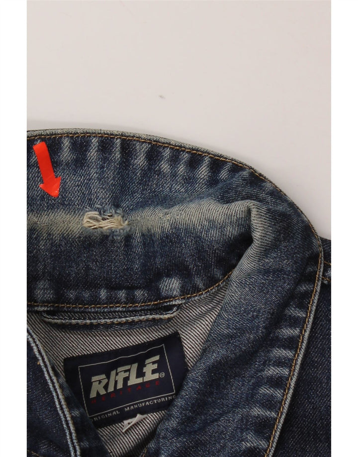 Rifle Chaqueta vaquera para mujer UK 20 2XL Algodón azul