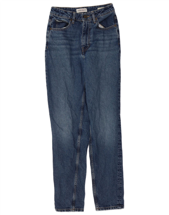Vaqueros Guess Mujer Tapered W25 L29 Algodón Azul