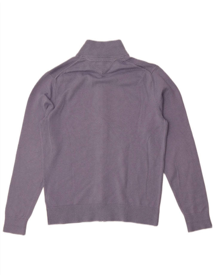 Tommy Hilfiger - Cárdigan para hombre (algodón azul grande)