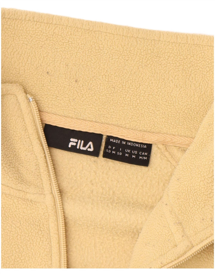 Fila Chaqueta polar para hombre UK 38 Poliéster amarillo medio
