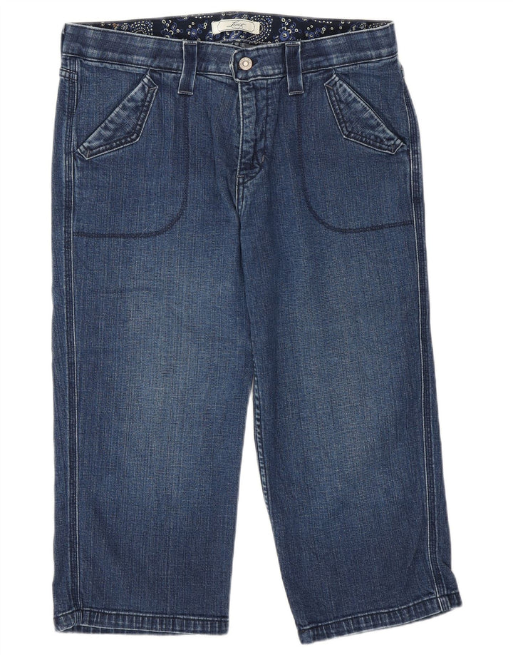 LEVI'S Capri Jeans para mujer US 14 XL W36 L20 Algodón azul