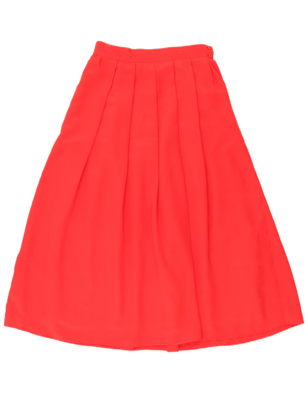 Libra Falda Plisada De Cintura Alta Para Mujer Mediana W24 Rojo