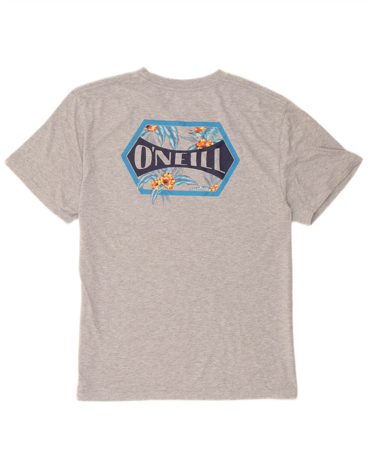 O'Neill Camiseta gráfica de ajuste moderno para hombre Top grande de algodón gris
