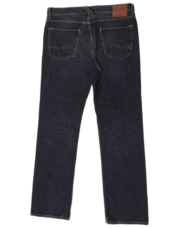 Tommy Hilfiger Vaqueros rectos para hombre W38 L36 Algodón azul marino