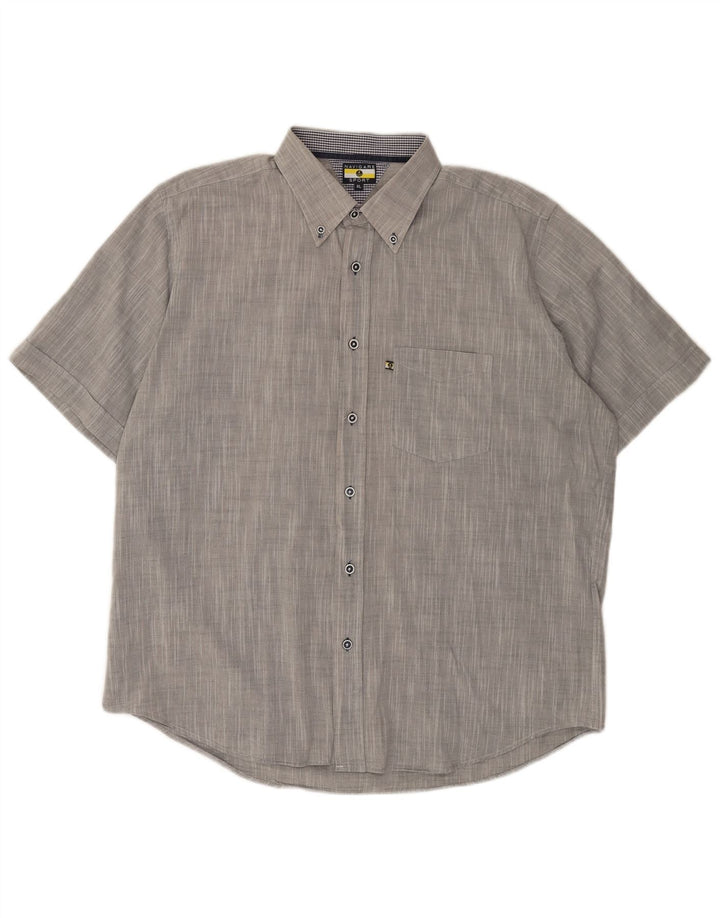 NAVIGARE Camisa Manga Corta Hombre XL Gris