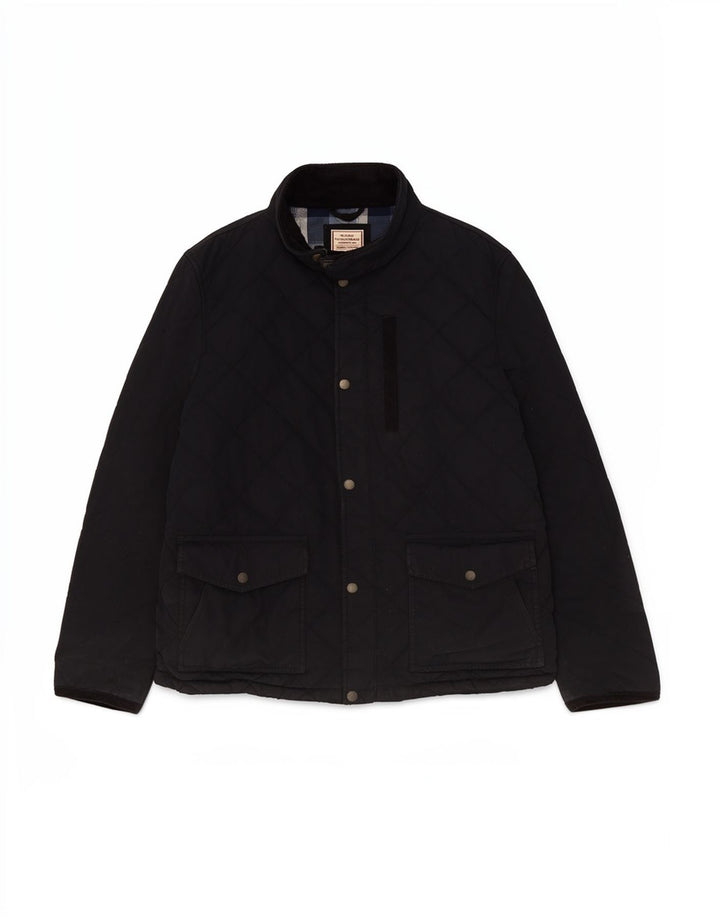 Chaqueta acolchada para hombre Fat Face UK 42 XL Algodón azul marino