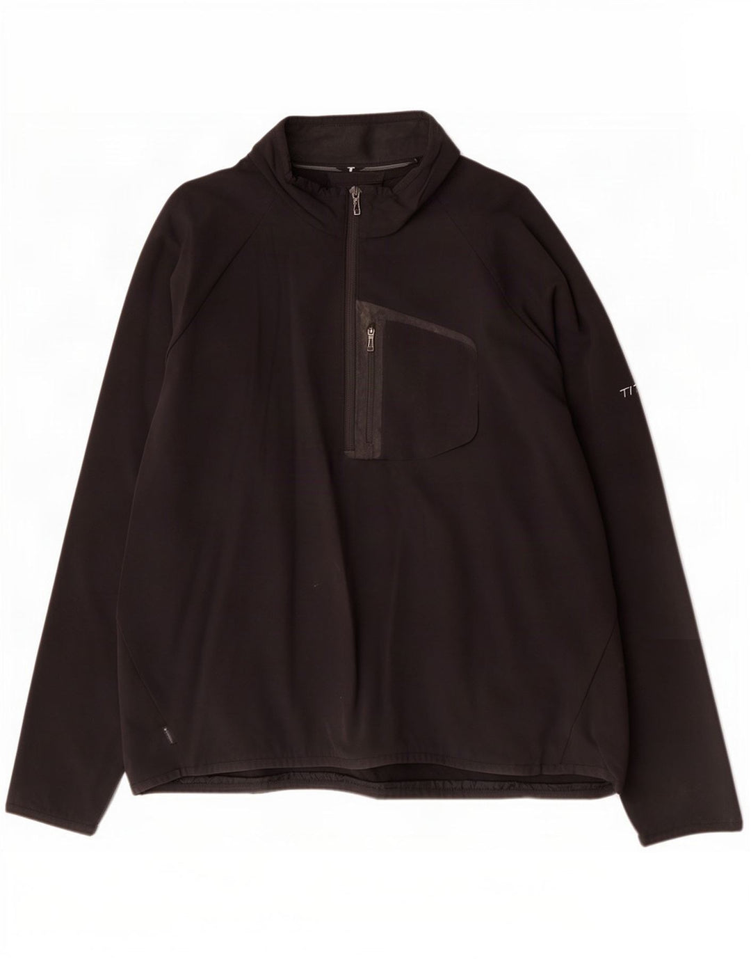 Columbia - Chaqueta de chándal para hombre, color titanio, talla 2XL, nailon negro