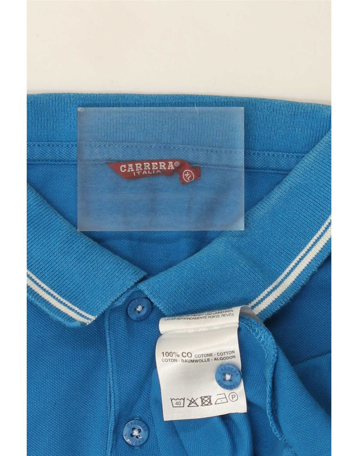 Polo Carrera Hombre XL Algodón Azul