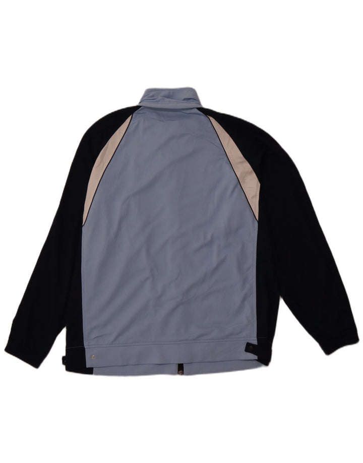 CHAMPION Chaqueta de chándal para hombre con bloques de color azul grande