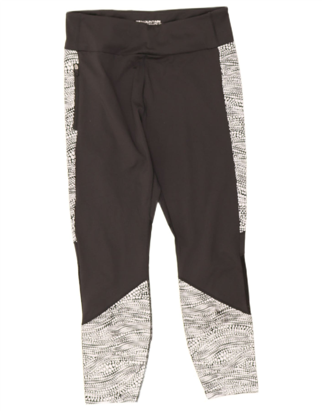 Leggings capri para mujer de Mountain Warehouse UK 44 Mediano Bloque de color negro