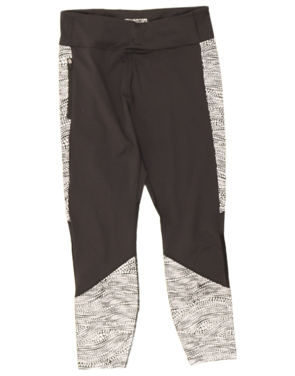 Leggings capri para mujer de Mountain Warehouse UK 44 Mediano Bloque de color negro