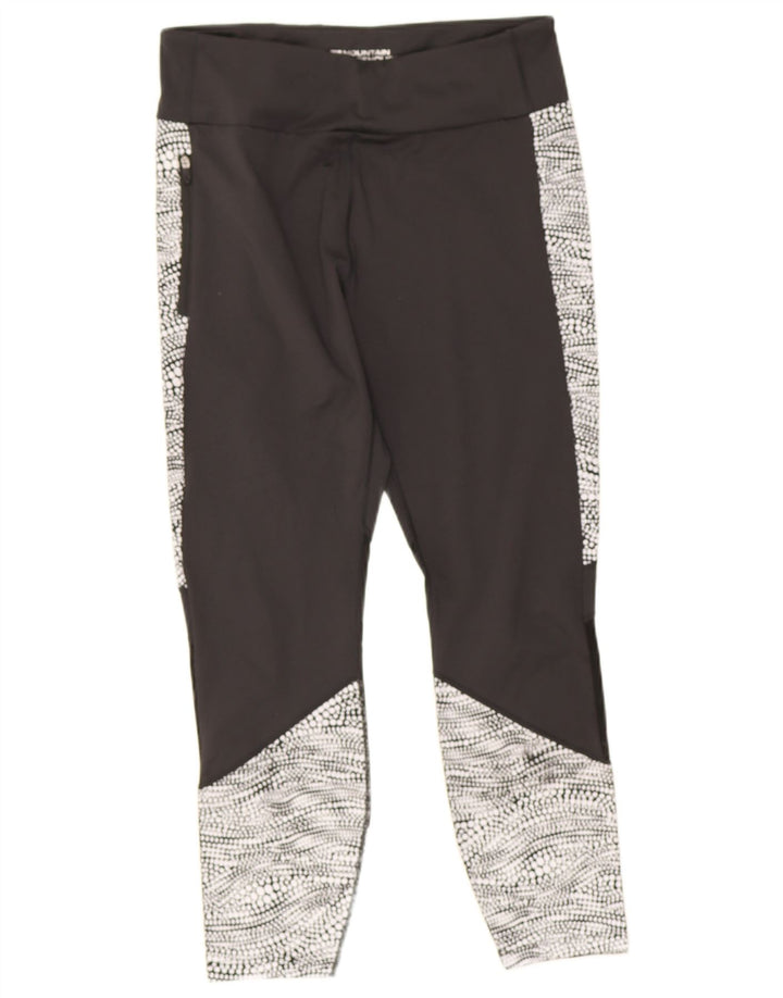 Leggings capri para mujer de Mountain Warehouse UK 44 Mediano Bloque de color negro