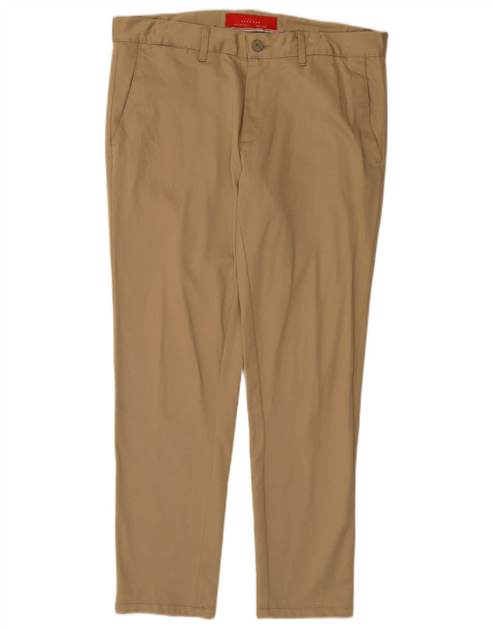 ZARA Hombre Pantalón Chino Slim EU 40 Medium W31 L27 Beige