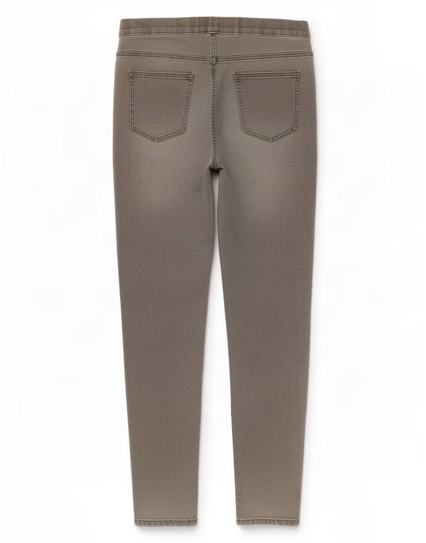 Marks & Spencer Vaqueros Jegging para Mujer UK 18 XL W36 L27 Algodón Gris