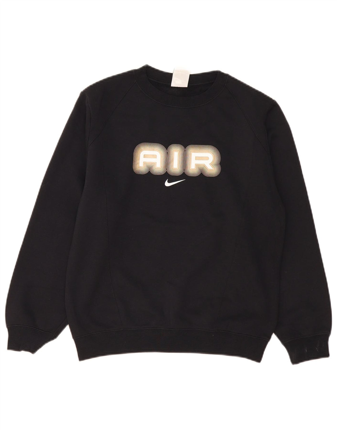 Nike Boys Air Graphic Sudadera Jumper 12-13 años Grande Negro Poliéster