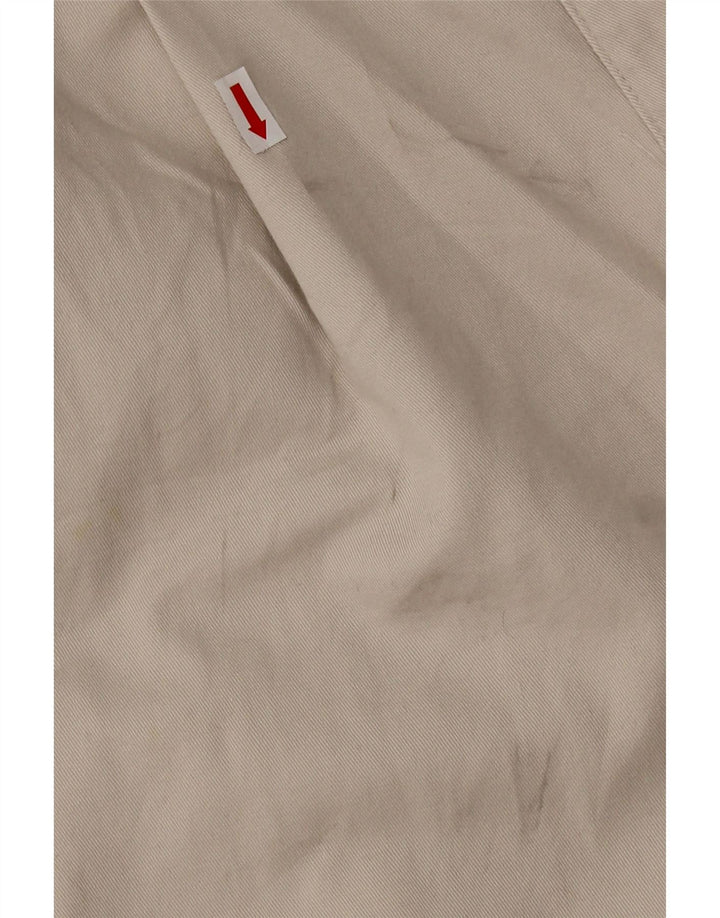 DOCKERS Mens Stain Defender Pegged Chino Shorts W38 XL Algodón Gris