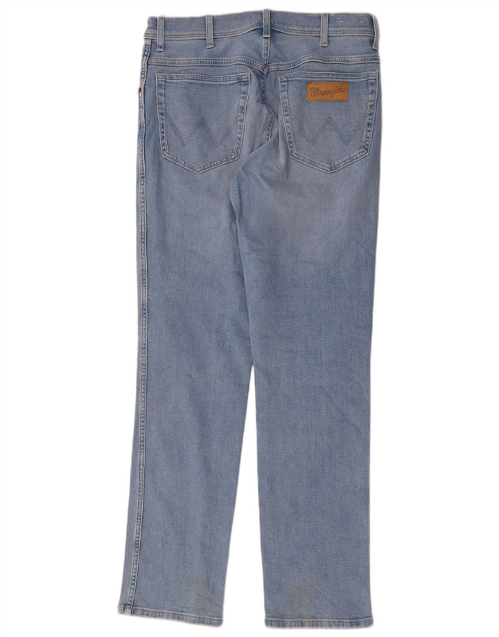 Vaqueros Wrangler Texas Slim para hombre W33 L32 Algodón azul