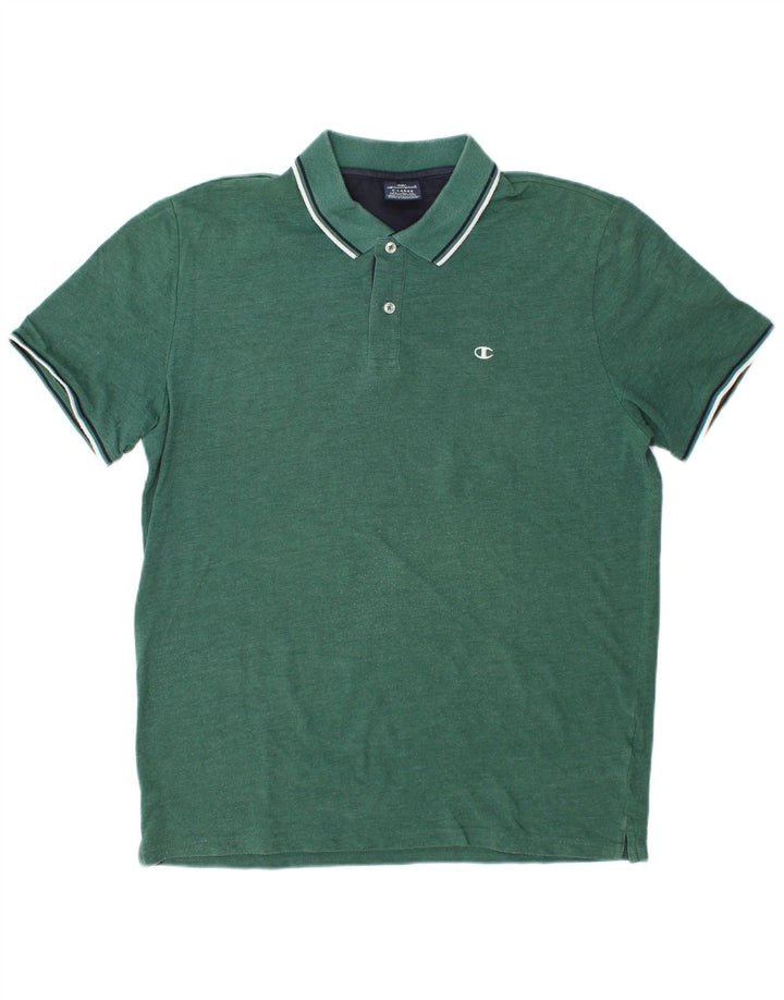 Champion Polo Hombre XL Rayas Verdes