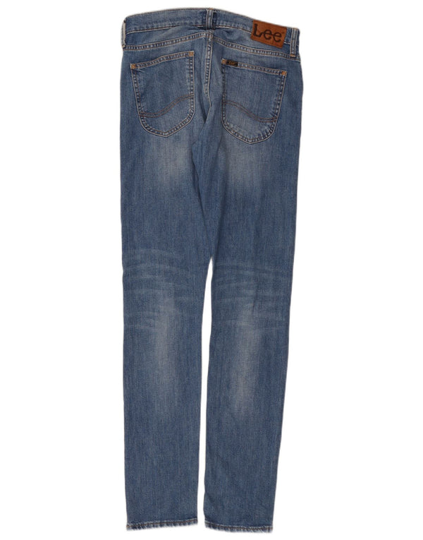 Vaqueros ajustados desgastados Luke para mujer Lee W29 L32 Algodón azul