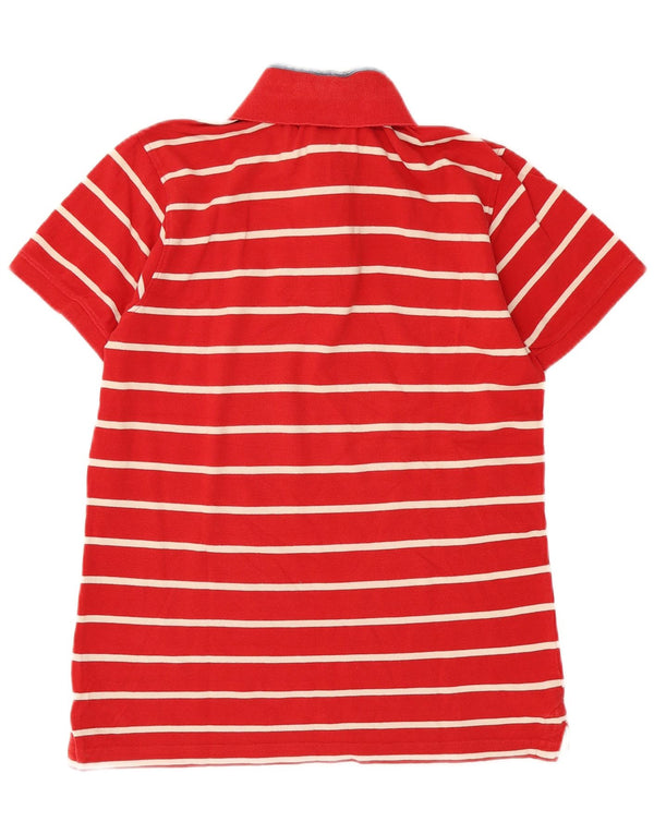 Marina Militare Polo Hombre Algodón Rayas Rojo Mediano