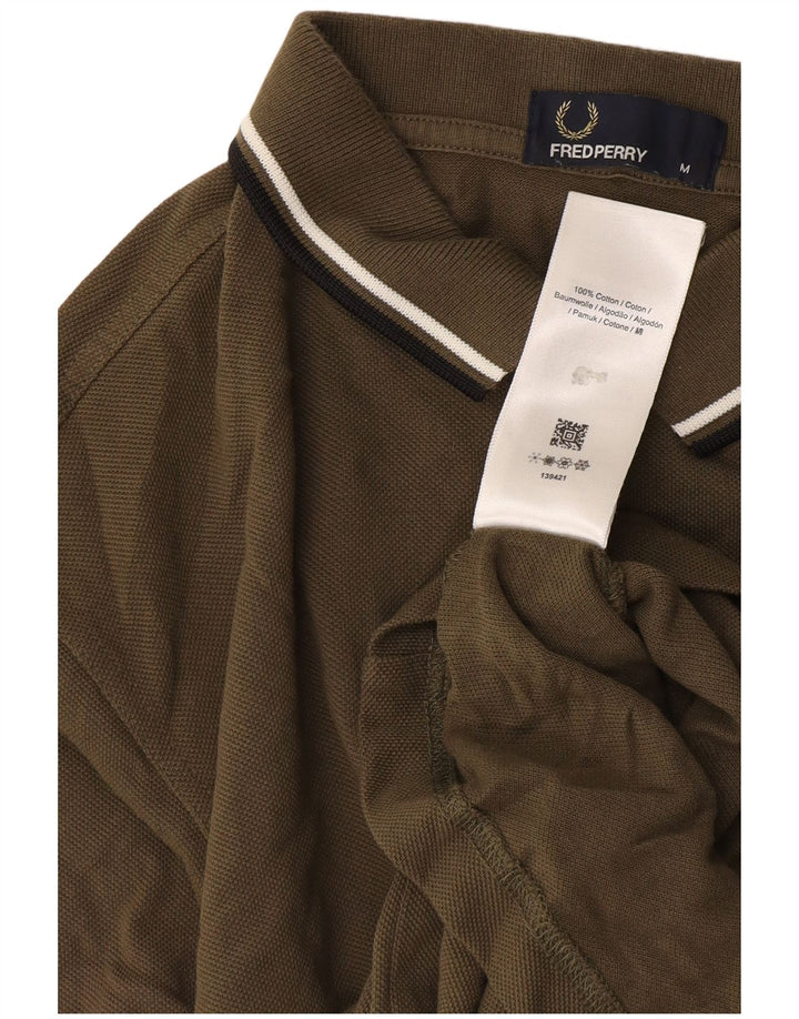 Polo Fred Perry Hombre Algodón Caqui Medio