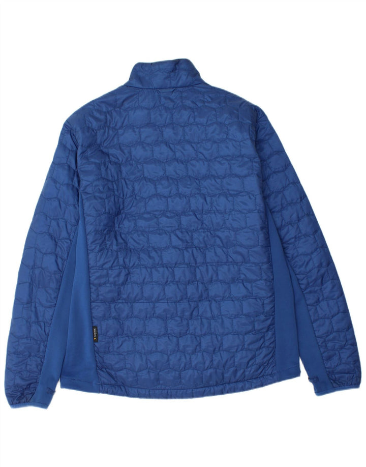 JACK WOLFSKIN Chaqueta acolchada para hombre UK 40/42 Grande Azul Poliéster