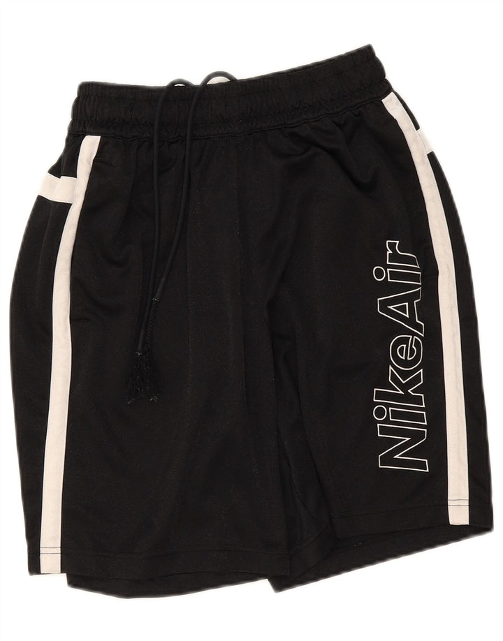 Pantalones cortos deportivos con estampado gráfico de hombre Nike Poliéster color block en negro mediano