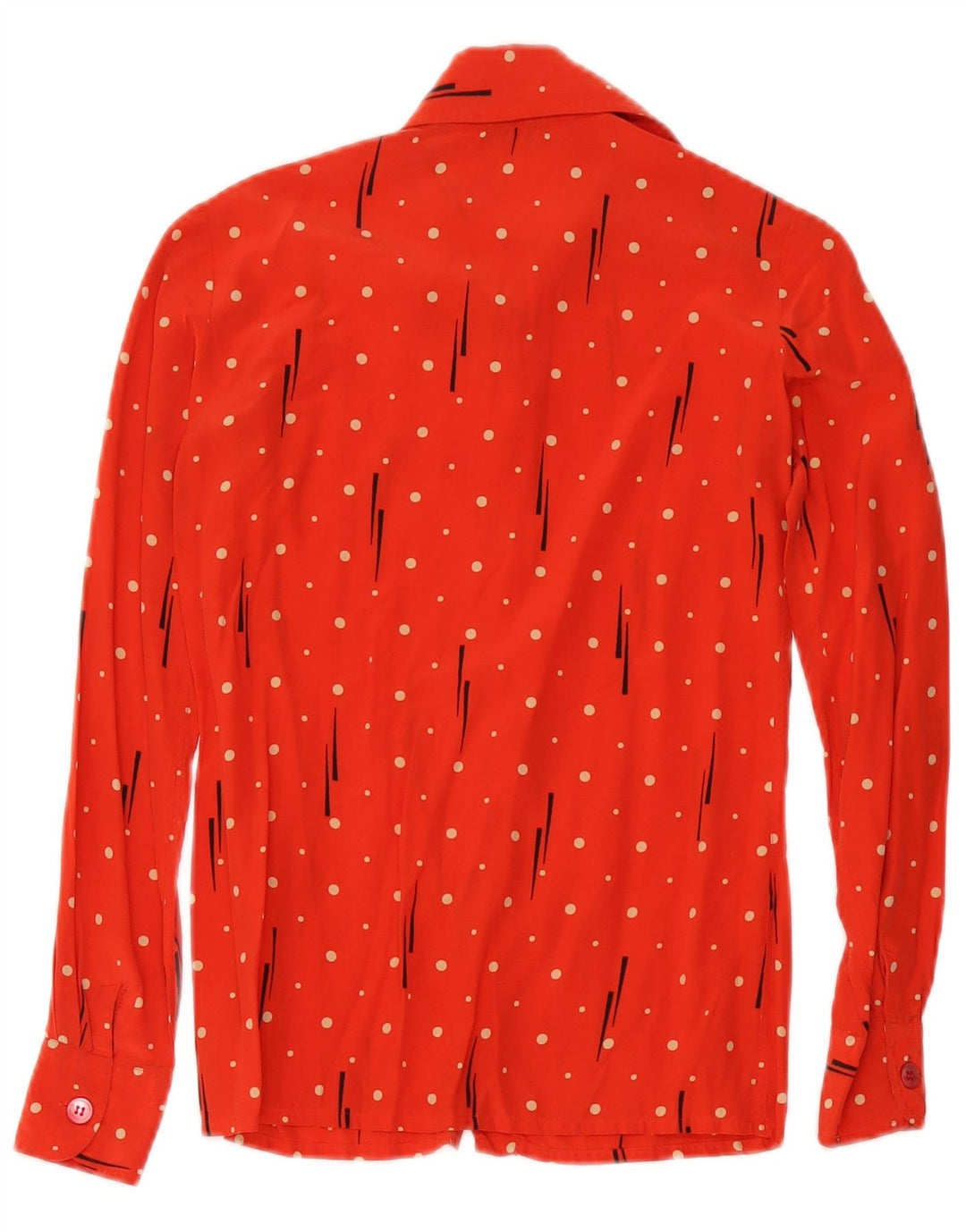 Pancaldi & B Blusa para mujer US 00 2XS Rojo manchado