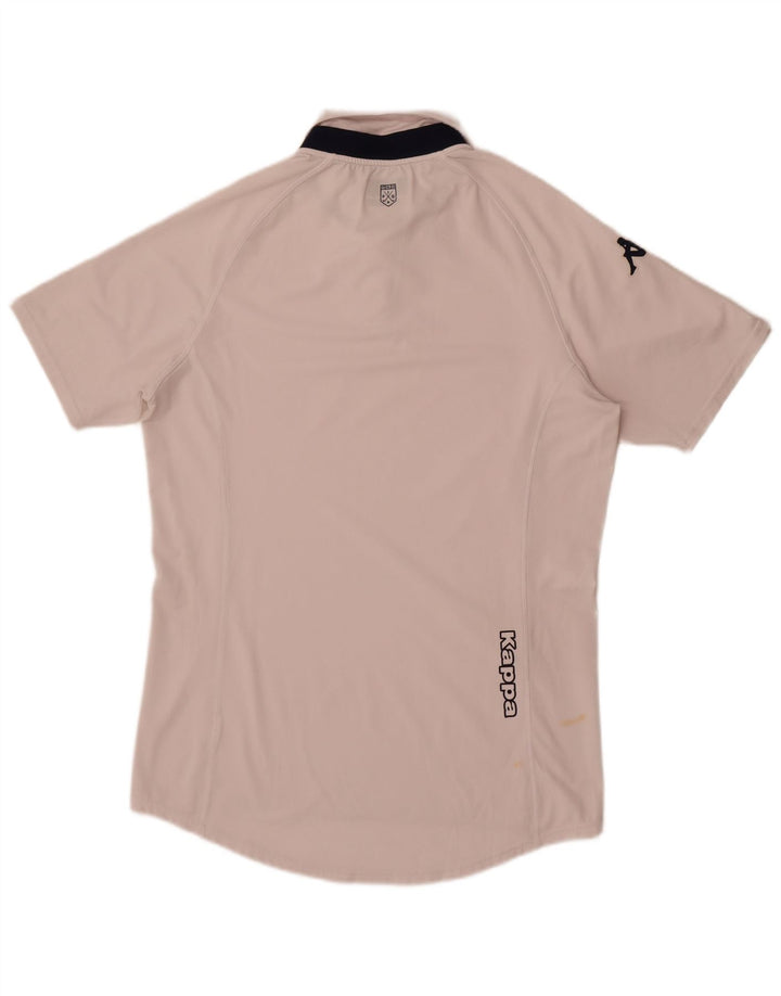 Kappa Polo Gráfico para Hombre Blanco Grande