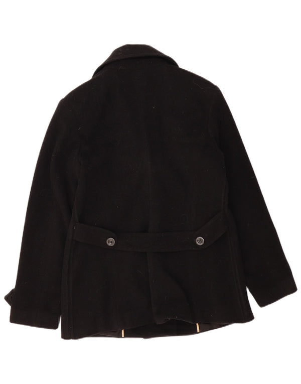 Tommy Hilfiger Chaquetón para Mujer UK 46 Grande Lana Negra