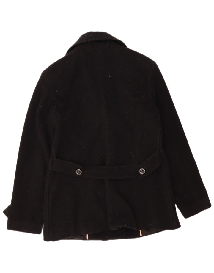 Tommy Hilfiger Chaquetón para Mujer UK 46 Grande Lana Negra