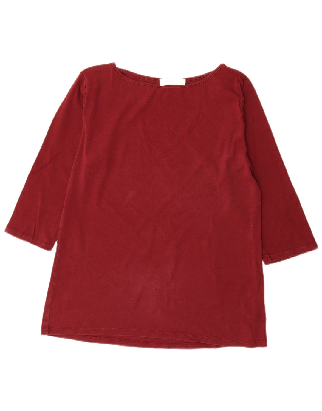 Zara Mujer Top Manga 3/4 ES 40 XL Rojo