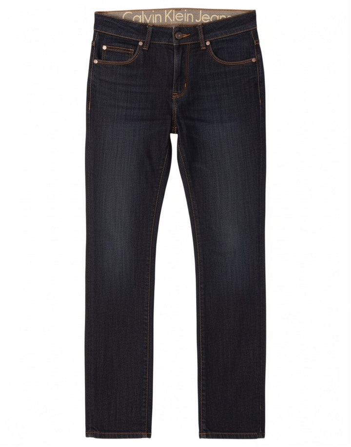 Vaqueros ajustados para mujer Calvin Klein W30 L33 Azul marino