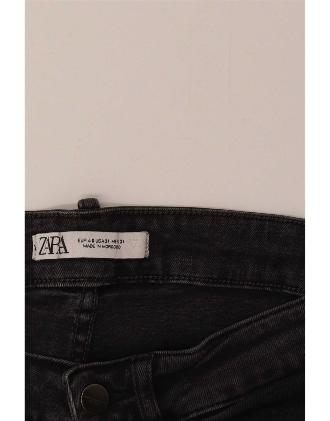 Zara Vaqueros pitillo para hombre EU 40 Medium W31 L30 Gris