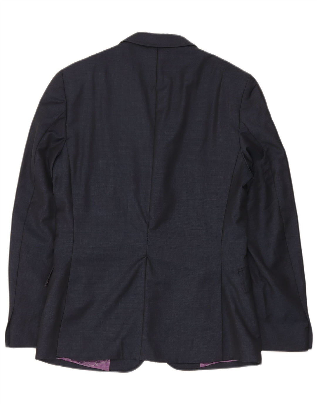 Ted Baker Chaqueta tipo blazer con 1 botón para hombre US 36 Small Navy Blue Wool