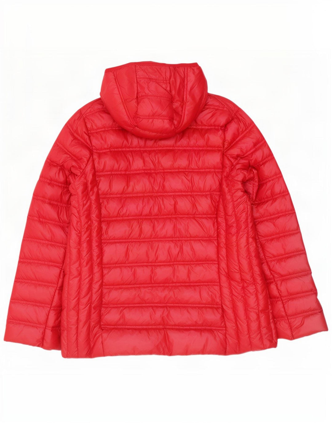 Marks & Spencer Chaqueta acolchada con capucha para mujer UK 40 XL Poliéster rojo