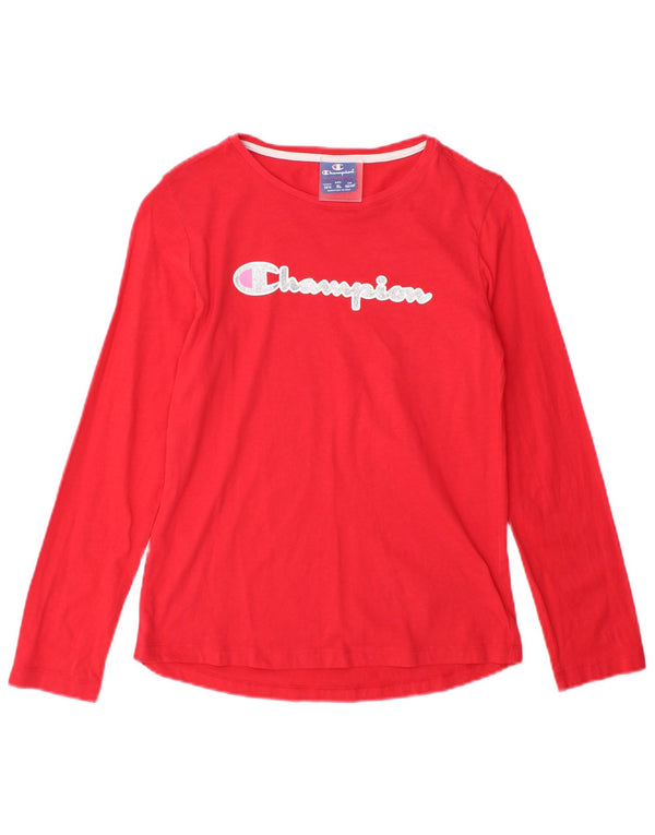 Champion Camiseta gráfica para niños de manga larga 13-14 años XL Rojo